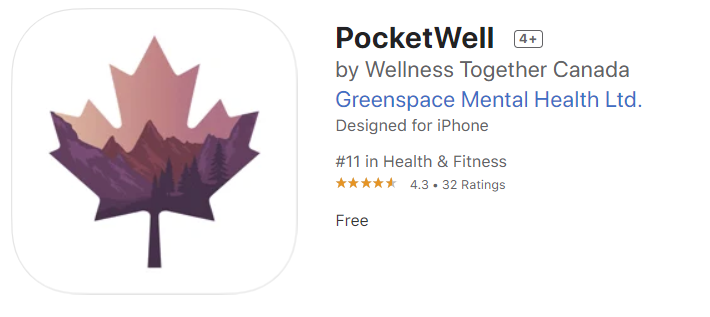 Government of Canada Pocketwell App