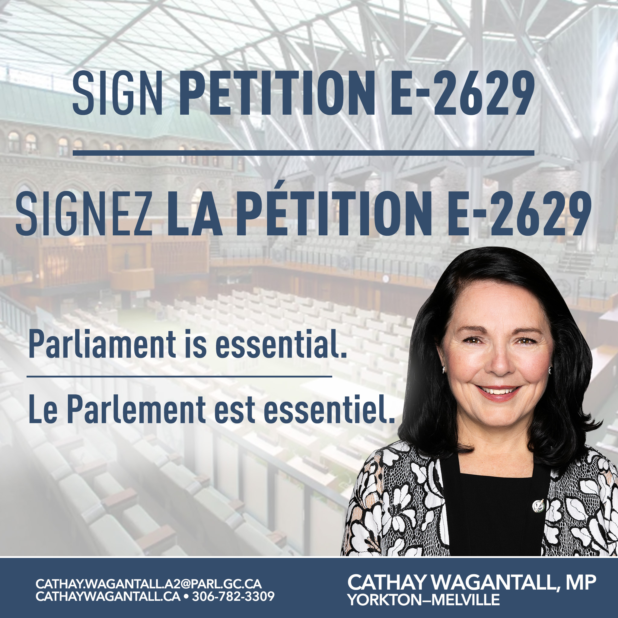Sign Petition e-2629 and Bring Pariliament Back